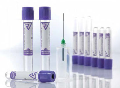 VACUSERA tubes with K2-EDTA